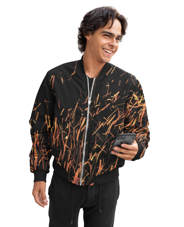 Bomber Jacket - Fire Spark