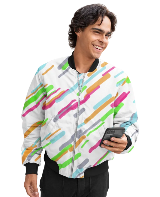 Bomber Jacket - Palette lines
